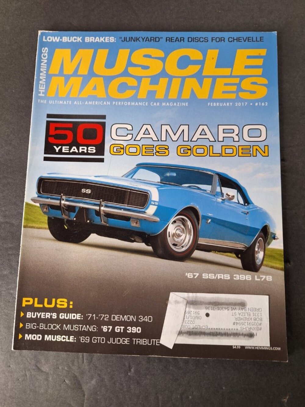 Hemmings Muscle Machines Magazine 2017 January - November 11-Issues  Missing De - Picture 11 of 13